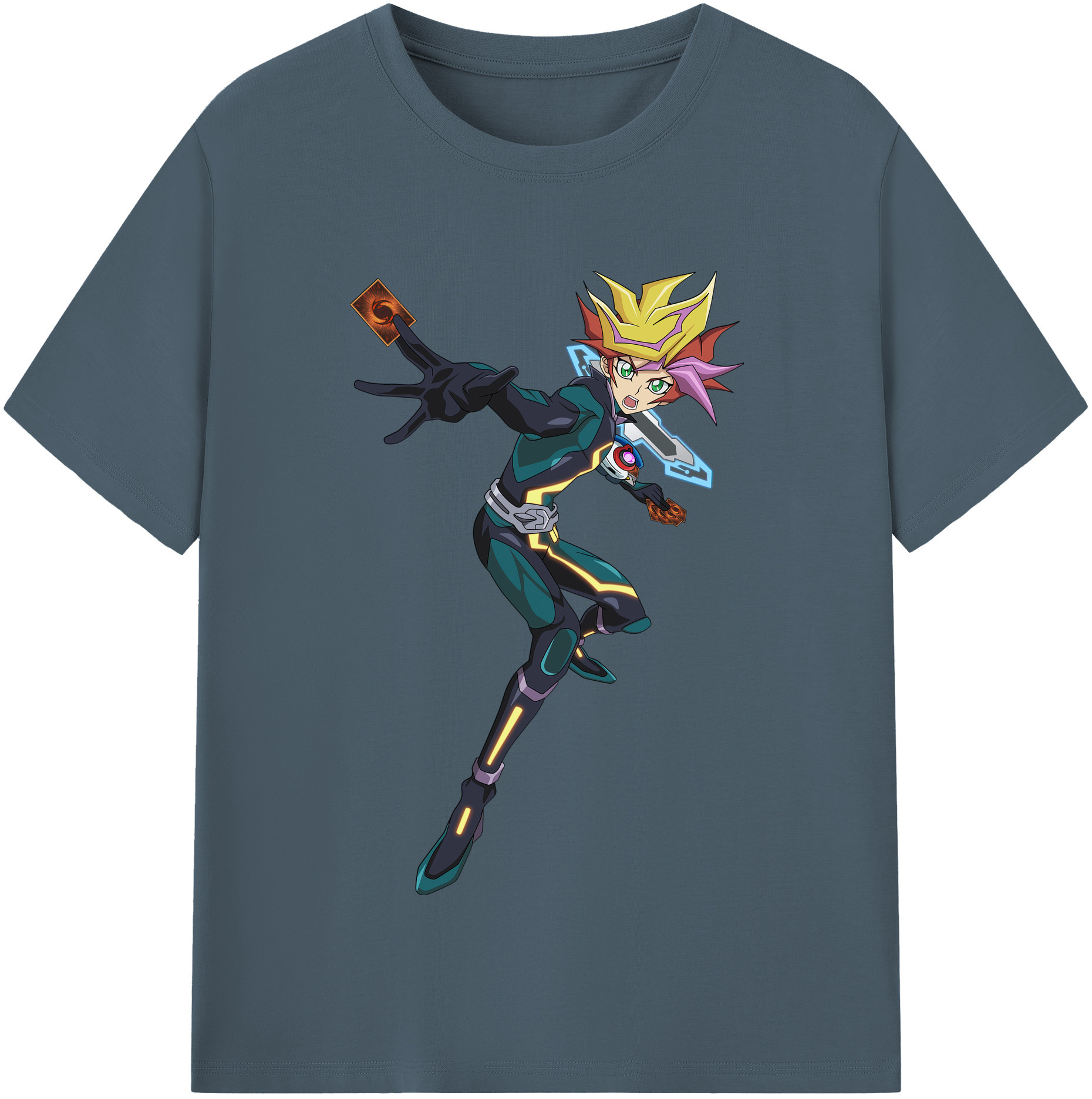 （画像用） 遊☆戯☆王 Yu-Gi-Oh! 綿100％半袖Tシャツ（フロントプリント）